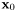 $ \mathbf{x}_0 $