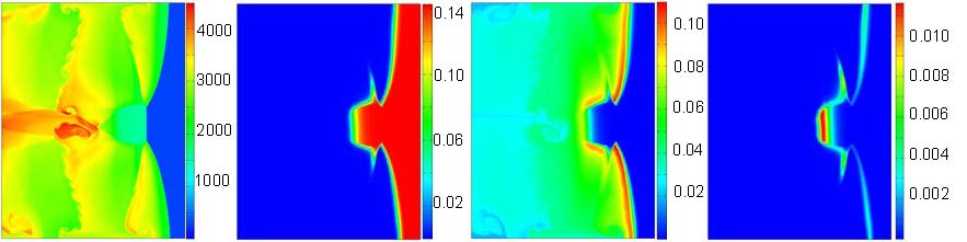 Flow fields of case 1. 