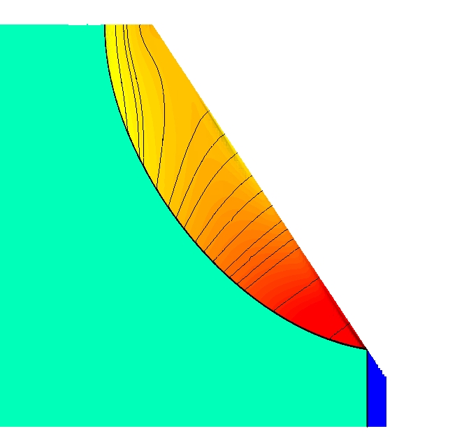 fifty five degree half-angle